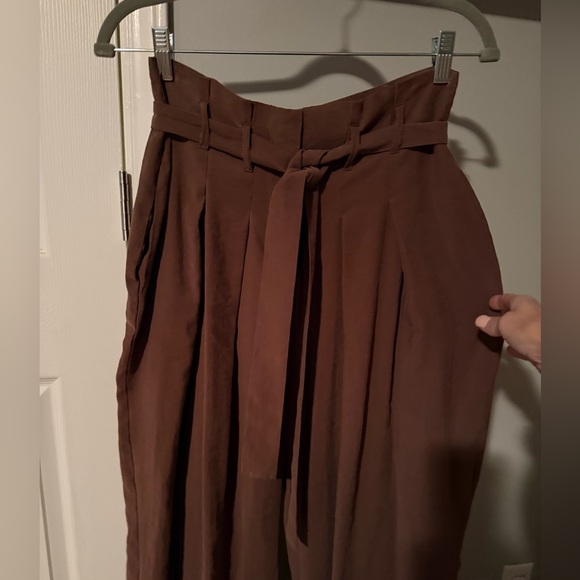Anthropologie Chocolate Brown Trousers - Picture 2 of 8
